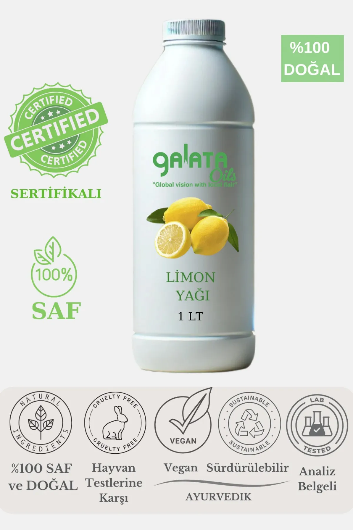 Limon Uçucu Yağı toptan doğal yağ - Citrus limon